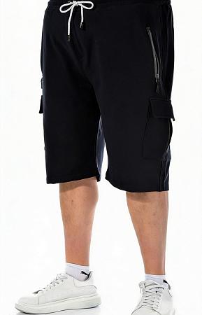 Спортивные черные шорты