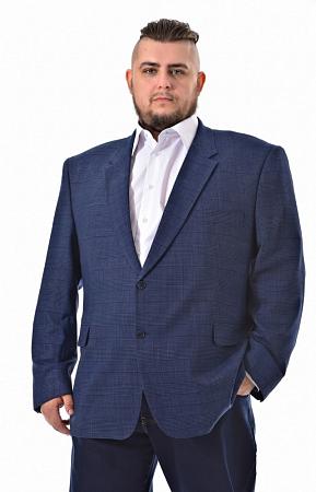 Пиджак синий в клетку