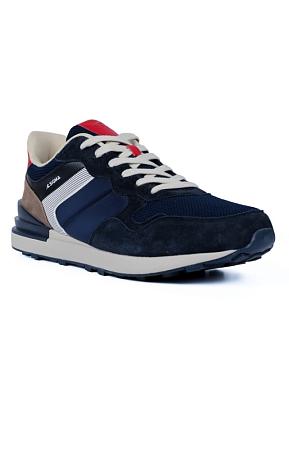 Кроссовки текстильные синие