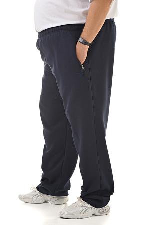 Брюки с начесом синие