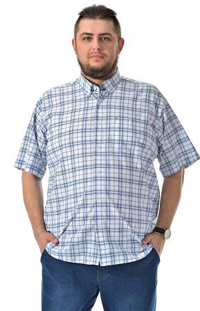 Рубашка в голубую клетку 