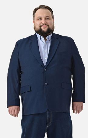 Пиджак тёмно-синий в рубчик