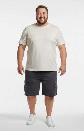 Джинсовые серые бриджи