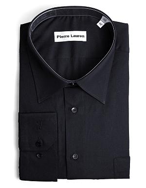 Рубашка черная Pierre Lauren