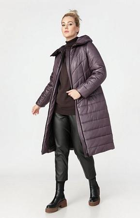 Пальто Пепер темно фиолетовое