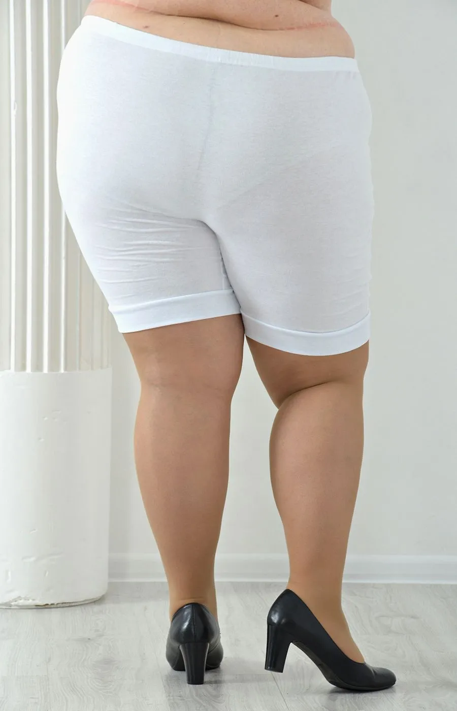 Белые панталоны большого размера