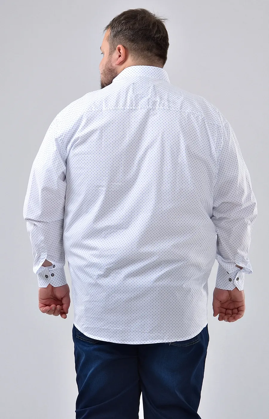 Рубашка CASTELLI белая большого размера