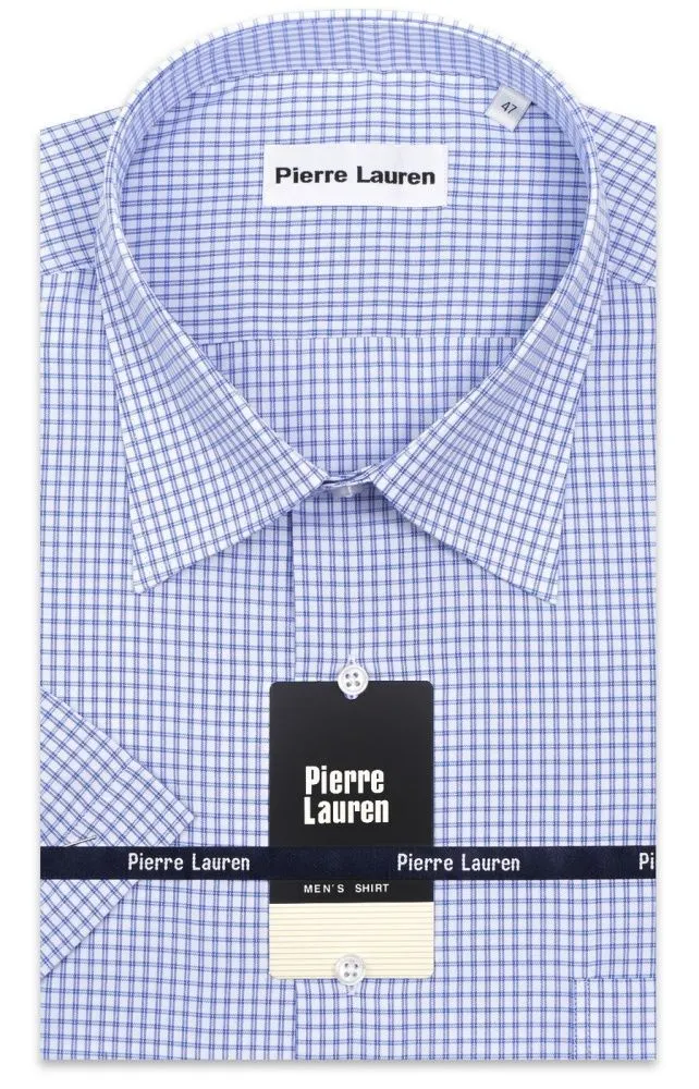 Рубашка в клеточку Pierre Lauren большого размера