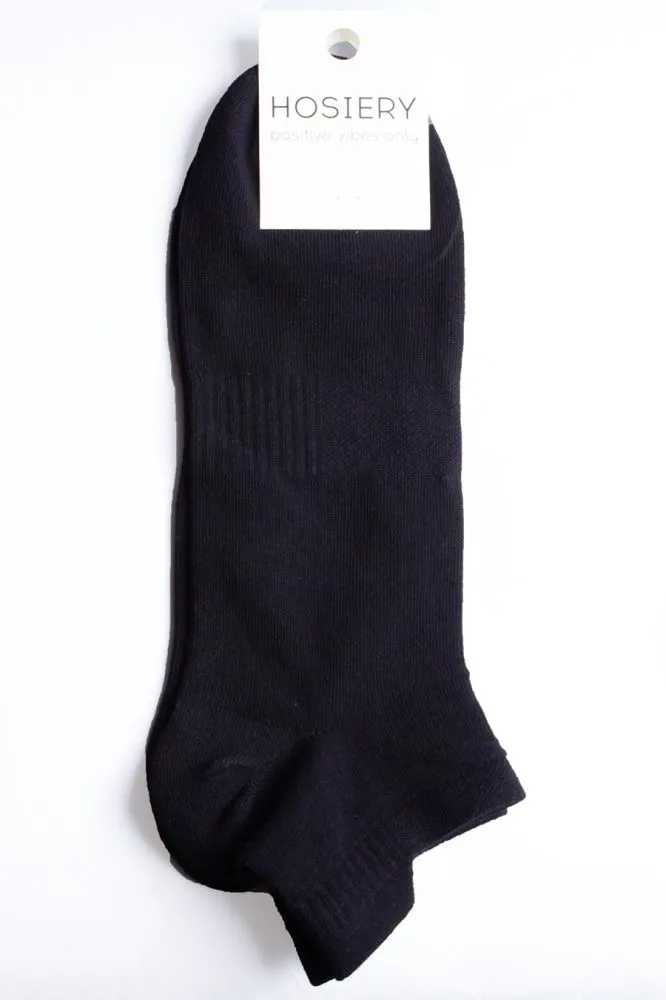 Укороченные черные носки большого размера
