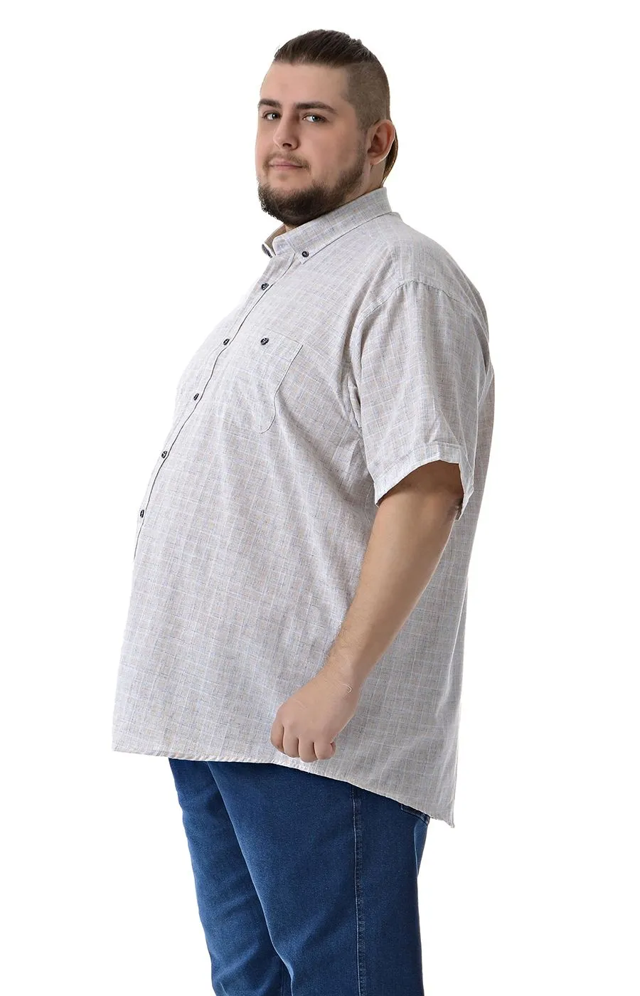 Рубашка Castelli льняная  большого размера