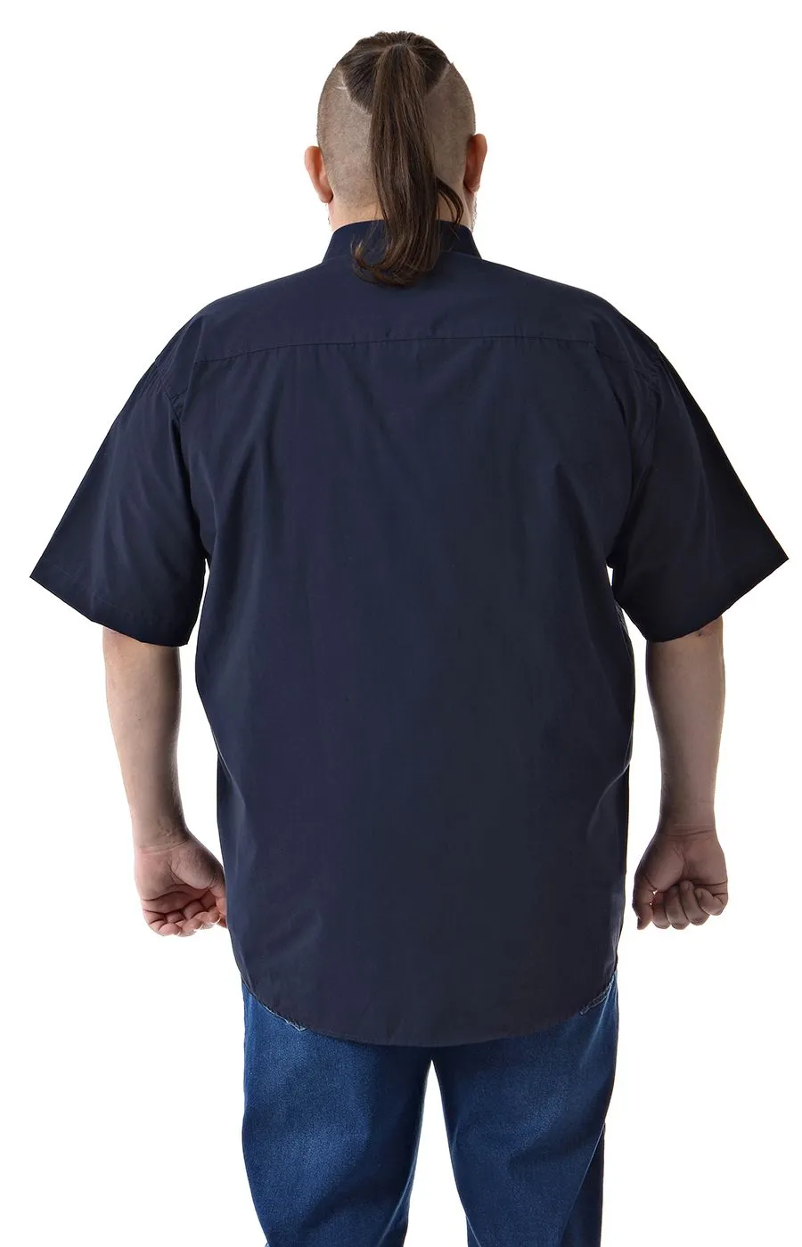 Рубашка Castelli классическая синяя большого размера