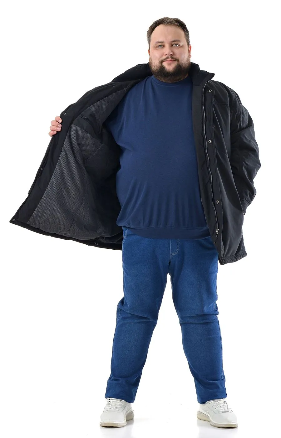 Куртка чёрная Тристан-2 большого размера