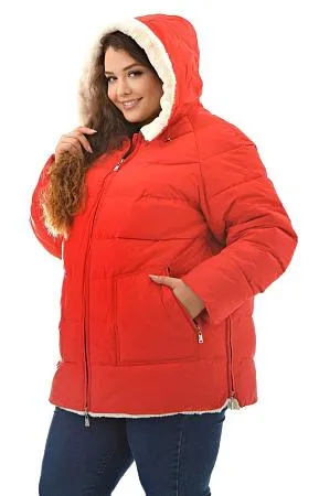 Женские пуховики и зимние куртки больших размеров
