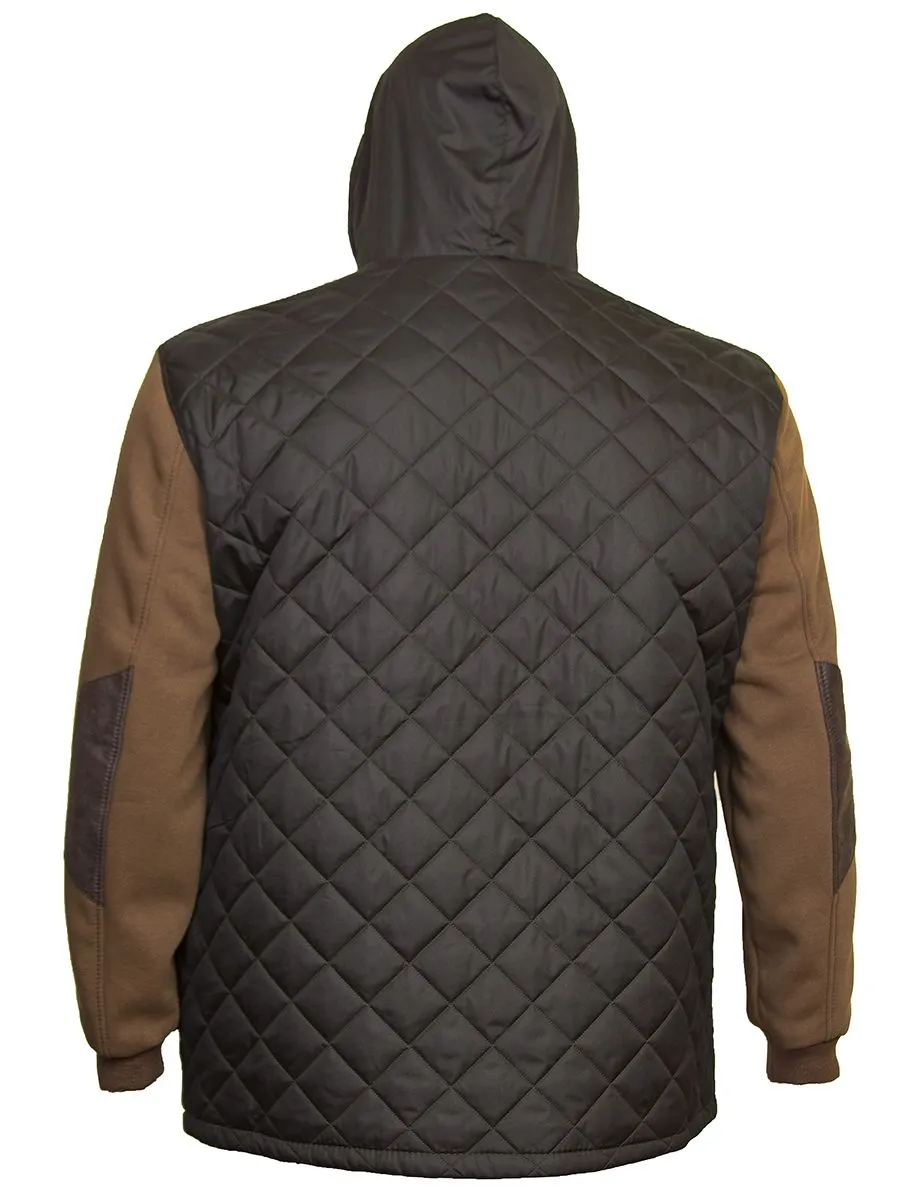 Куртка Самсон-2 черно-коричневая большого размера
