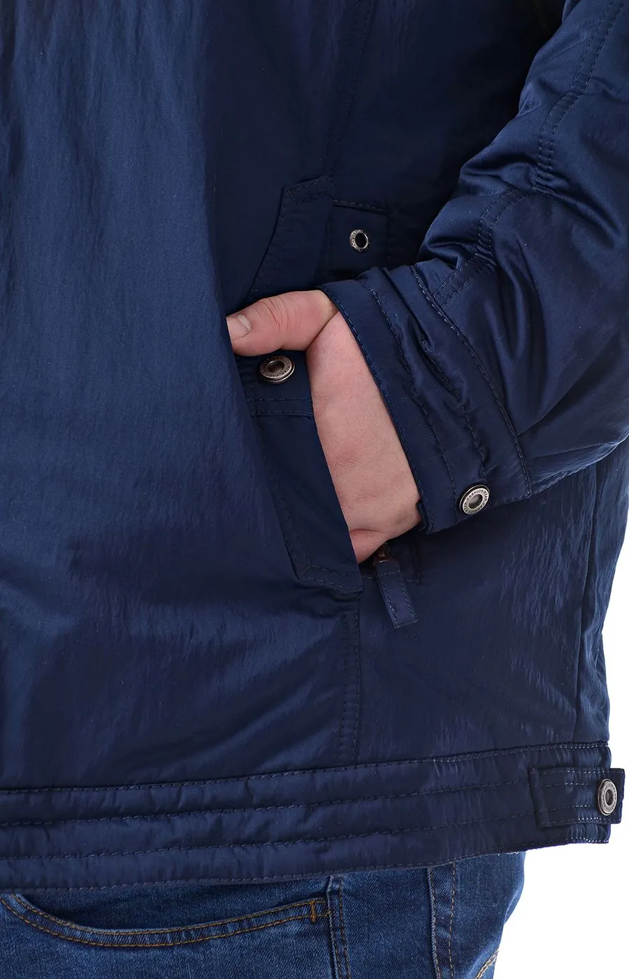 Куртка Премьер синяя большого размера